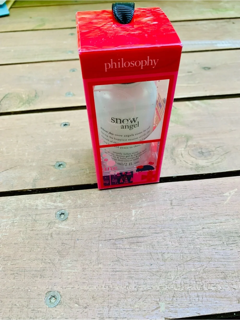 Angel themed Christmas gifts: Angel light & philosophy snow Angel lotion